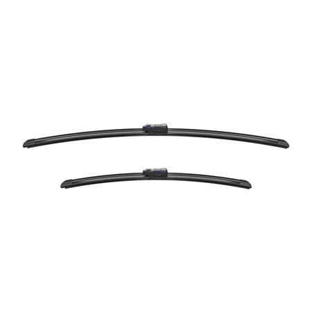 BOSCH A310S Aerotwin Flat Wiper Blade Front Set (650 / 475mm   Top Lock Arm Connection) for Volvo V40 Hatchback, 2012 Onwards