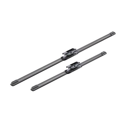 BOSCH A427S Aerotwin Flat Wiper Blade Front Set (650 / 475mm   Bayonet Arm Connection) for Peugeot TRAVELLER, 2016 Onwards