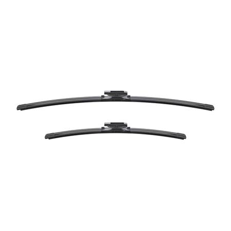 BOSCH A427S Aerotwin Flat Wiper Blade Front Set (650 / 475mm   Bayonet Arm Connection) for Peugeot BIPPER Tepee, 2008 Onwards