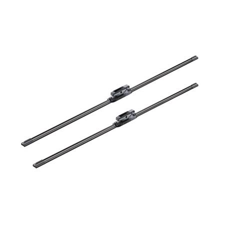 BOSCH A428S Aerotwin Flat Wiper Blade Front Set (800 / 750mm   Bayonet Arm Connection) for Citroen C4 Picasso, 2009 2013