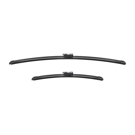 BOSCH A539S Aerotwin Flat Wiper Blade Front Set (650 / 400mm   Top Lock Arm Connection) for Toyota AVENSIS Estate, 2009 Onwards