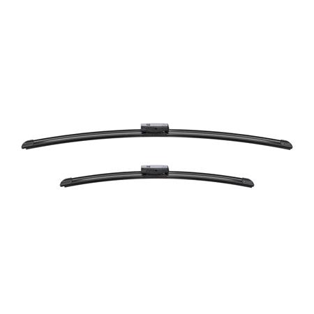 BOSCH AM310S Aerotwin Flat Wiper Blade Front Set with Spoiler (650 / 475mm   Fits Multiple Wiper Arms) for Volvo C70 II Convertible, 2006 2013