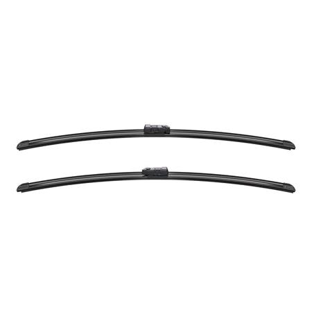 BOSCH A636S Aerotwin Flat Wiper Blade Front Set (650 / 650mm   Top Lock Arm Connection) for Peugeot RCZ, 2010 2015