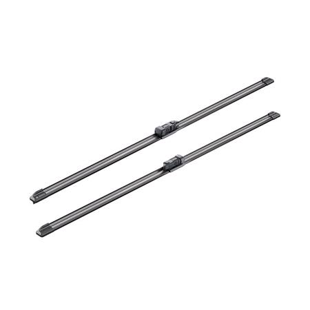 BOSCH A640S Aerotwin Flat Wiper Blade Front Set (725 / 725mm   Top Lock Arm Connection) for Ford FOCUS III, 2011 2018