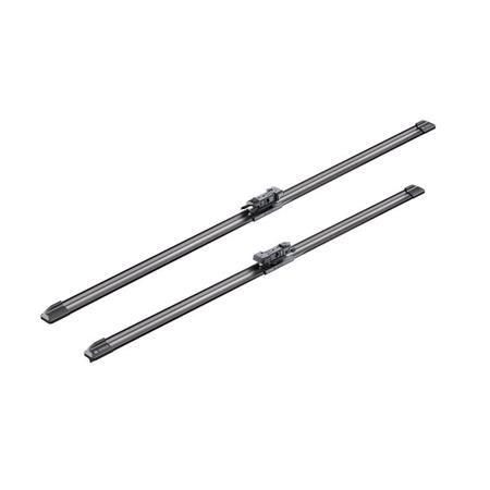 BOSCH A718S Aerotwin Flat Wiper Blade Front Set (725 / 625mm   Pinch Tab or Top Lock Arm Connection) for Citroen DS3, 2010 Onwards