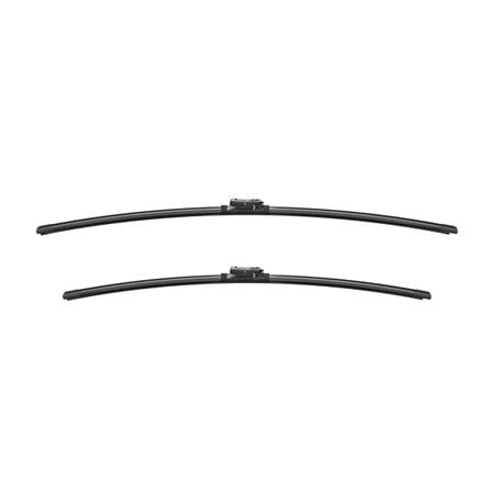 BOSCH A865S Aerotwin Flat Wiper Blade Front Set (800 / 700mm   Top Lock Arm Connection) for Citroen C4 Grand Picasso II, 2013 Onwards