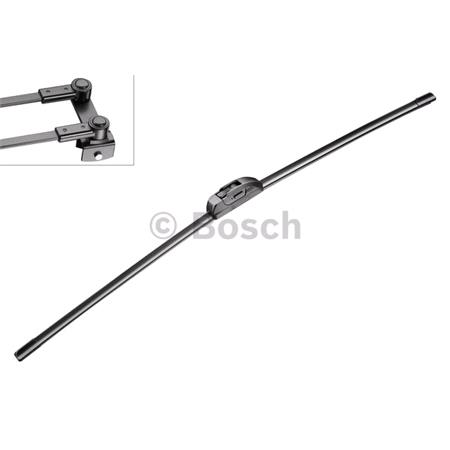Bosch AR81N Aerotwin Flat Wiper Blade (700mm   Pantograph Type Arm Connection) for Mercedes UNIMOG, 1966 Onwards