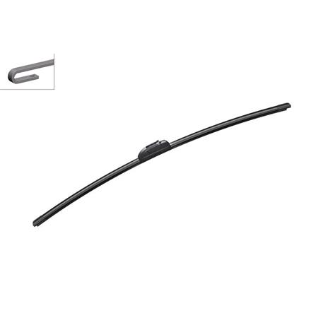 Bosch AR71N Aerotwin Flat Wiper Blade (700mm   Hook Type Arm Connection with Integrated Sprayers) for Chevrolet Spark 2010 2015