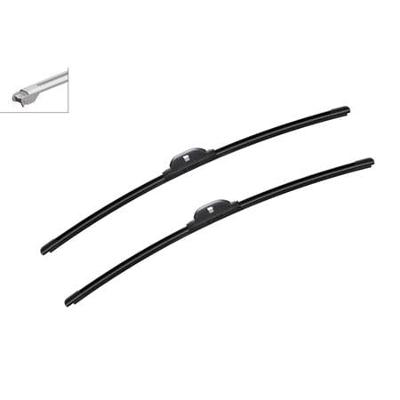 BOSCH A016S Aerotwin Flat Wiper Blade Set (550 / 550 mm) for Seat EXEO ST, 2009 2013