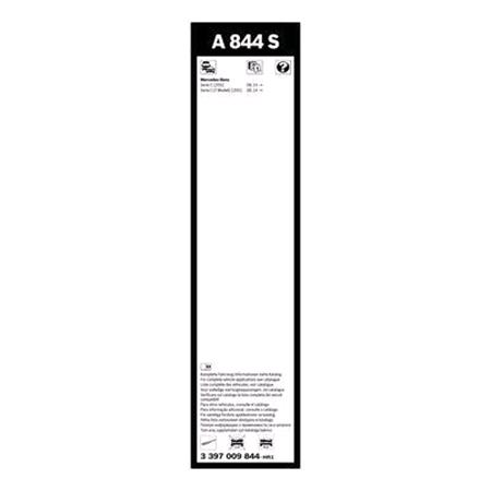BOSCH A844S Aerotwin Flat Wiper Blade Front Set (550 / 550mm   Specific Mercedes Connection) for Mercedes C CLASS Estate, 2015 2021
