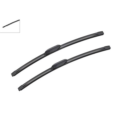 BOSCH A894S Aerotwin Flat Wiper Blade Front Set (550 / 550mm   Specific Type Arm Connection) for Mercedes GLC Coupe 2023 Onwards