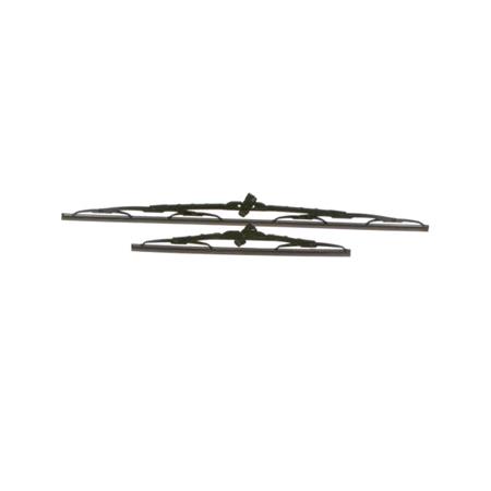 BOSCH 605 Superplus Wiper Blade Set (600 / 340 mm) for Daihatsu CHARADE, 2011 2013