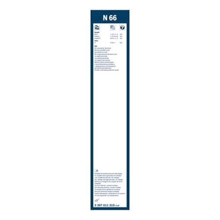 3397011310 Bosch N66 Truck Wiper Blade 650mm HGV