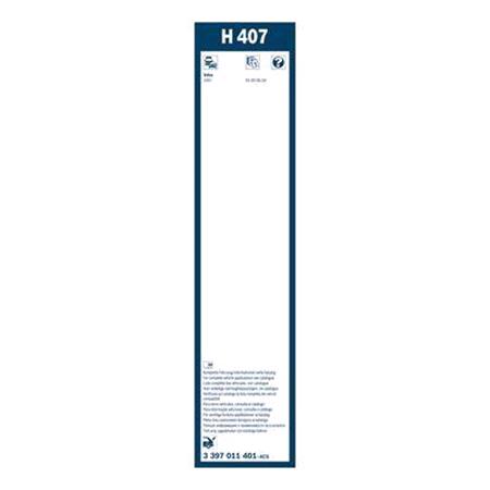 BOSCH H407 Rear Superplus Wiper Blade (400mm   Roc Lock Arm Connection) for Volvo V40 Estate, 1995 2004