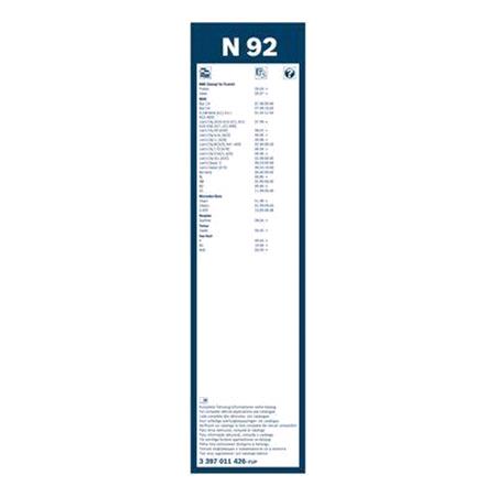 3397011426 Bosch N92 Truck Wiper Blade 900mm HGV