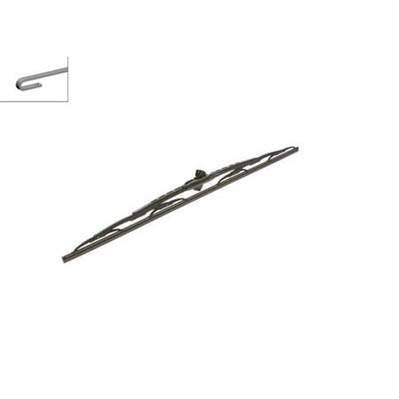 BOSCH SP24KS Superplus Wiper Blade (600mm   Hook Type Arm Connection with Integrated Sprayers) with Spoiler for Renault MASTER II Van, 1998 2010