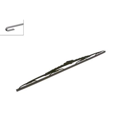 BOSCH 651U Superplus Wiper Blade (650mm   Hook Type Arm Connection) for Toyota AYGO, 2005 2014