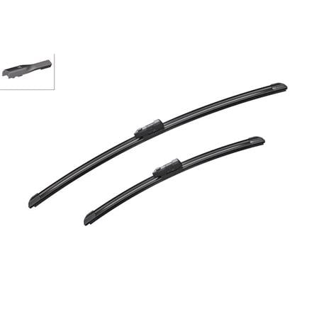 BOSCH A983S Aerotwin Flat Wiper Blade Front Set (575 / 400mm   Top Lock Arm Connection)