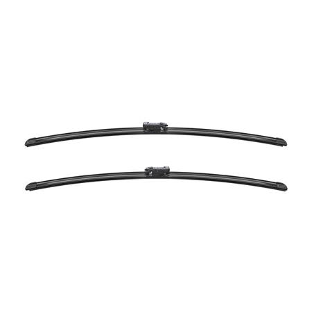 BOSCH A101S Aerotwin Flat Wiper Blade Front Set (680 / 680mm   Pinch Tab Arm Connection) for Ford MONDEO Hatchback, 2014 Onwards