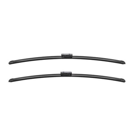 BOSCH AM469S Aerotwin Flat Wiper Blade Front Set with Spoiler (700 / 700mm   Fits Multiple Wiper Arms) for Ford FOCUS III Saloon, 2011 2018