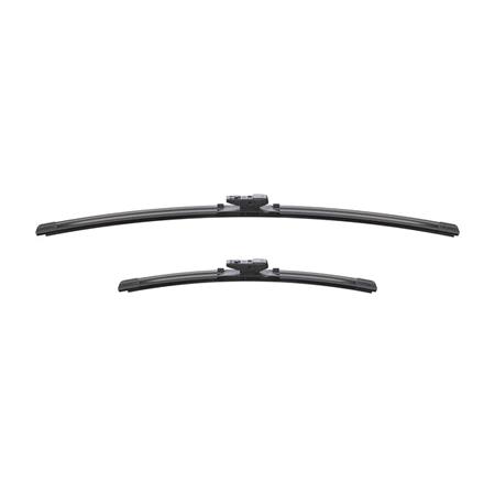 BOSCH A157S Aerotwin Flat Wiper Blade Front Set (650 / 400mm   Top Lock Arm Connection) for Subaru IMPREZA Hatchback, 2016 Onwards