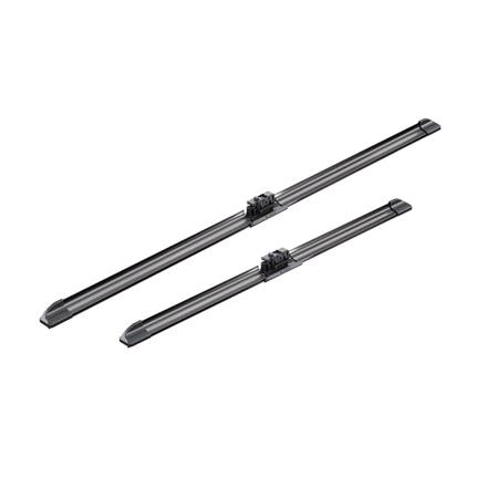 BOSCH A207S Aerotwin Flat Wiper Blade Front Set (650 / 475mm   Mercedes Specific Type Arm Connection) for Mercedes B CLASS, 2011 2018