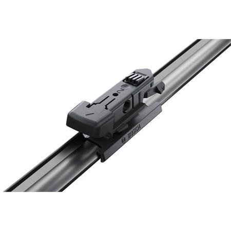 BOSCH A214S Aerotwin Flat Wiper Blade Front Set (750 / 750mm   Pinch Tab Arm Connection) for Ford S MAX, 2015 Onwards