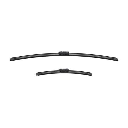 BOSCH A354S Aerotwin Flat Wiper Blade Front Set (650 / 340mm   Top Lock Arm Connection) for Kia VENGA, 2010 Onwards