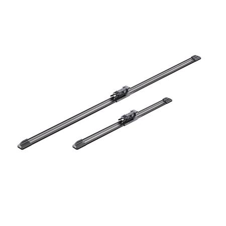 BOSCH A405S Aerotwin Flat Wiper Blade Front Set (700 / 340mm   Slim Top Arm Connection) for Toyota C HR 2023 Onwards