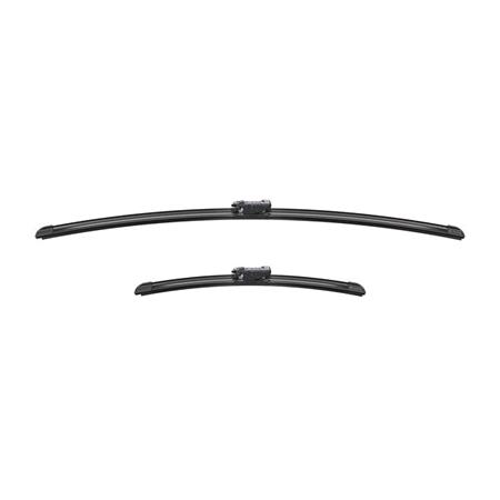 BOSCH A405S Aerotwin Flat Wiper Blade Front Set (700 / 340mm   Slim Top Arm Connection) for Toyota C HR 2023 Onwards