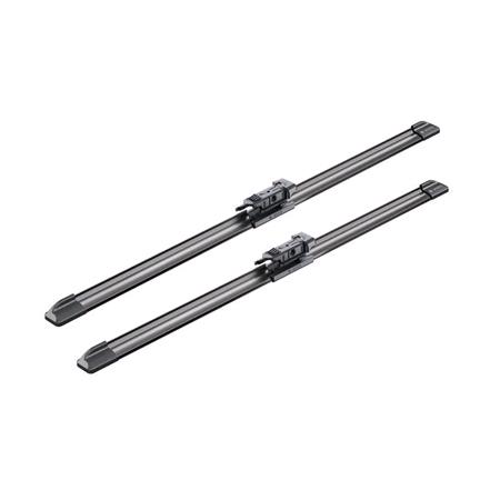 BOSCH A530S Aerotwin Flat Wiper Blade Front Set (475 / 500mm   Pinch Tab Arm Connection) for Mini Countryman, 2010 2016