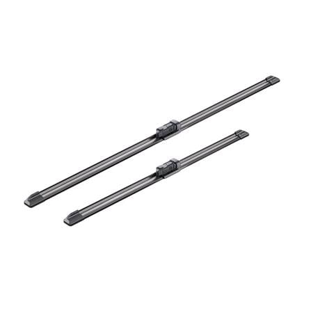 BOSCH A871S Aerotwin Flat Wiper Blade Front Set (650 / 475mm   Top Lock Arm Connection) for Tesla Model 3 2017 Onwards