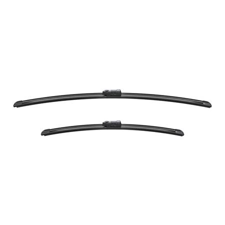 BOSCH A871S Aerotwin Flat Wiper Blade Front Set (650 / 475mm   Top Lock Arm Connection) for Tesla Model 3 2017 Onwards