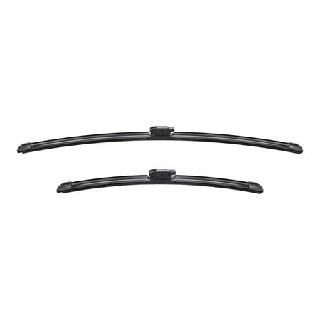 BOSCH A995S Aerotwin Flat Wiper Blade Front Set (700 / 300mm   Specific Type Arm Connection) for Dacia Sandero III 2021 Onwards