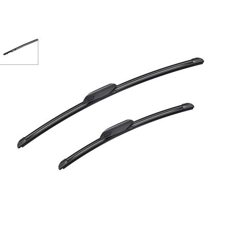 Bosch A971S AeroTwin Flat Wiper Blades Set (550/400mm) for Citroen C3 IV 2024 Onwards
