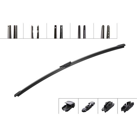 Bosch AM40H AeroTwin Flat Rear Wiper Blade (400mm) for Volkswagen CADDY IV Box 2015 Onwards