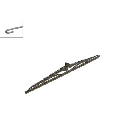 BOSCH N45 Wiper Blade (450mm   Hook Type Arm Connection) for Mercedes UNIMOG, 1966 Onwards