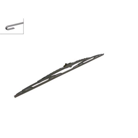 BOSCH N70 Wiper Blade (700mm   Hook Type Arm Connection) for Audi A2, 2000 2005
