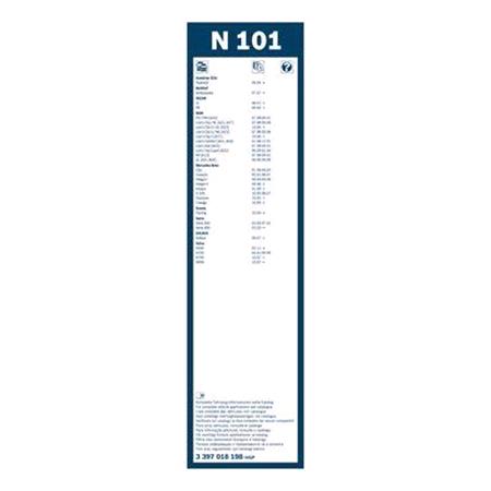 3397018198 Bosch N101 Truck Wiper Blade 1000mm HGV