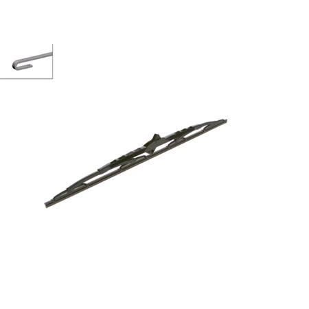 BOSCH 600C Superplus Wiper Blade (600mm   Hook Type Arm Connection) for Mercedes 190, 1982 1993