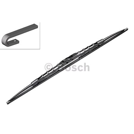 BOSCH N53 Wiper Blade (500mm   Hook Type Arm Connection) for Mercedes O 309, 1968 1989