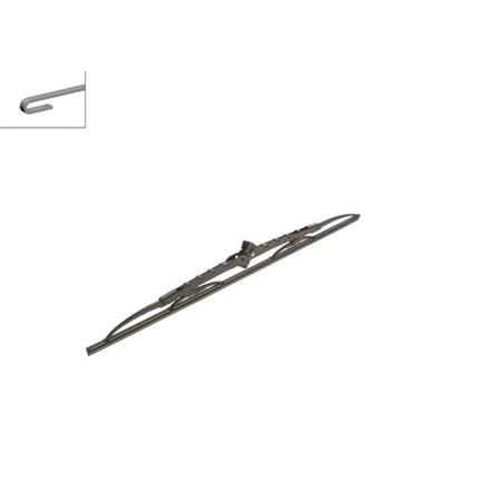 BOSCH N55 Wiper Blade (550mm   Hook Type Arm Connection) for Ford TRANSIT Flatbed / Chassis, 1991 1994