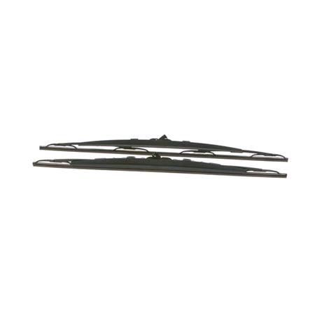 BOSCH 702S Superplus Wiper Blade Front Set (700 / 650mm   Hook Type Arm Connection) with Spoiler for Peugeot 307, 2000 2007