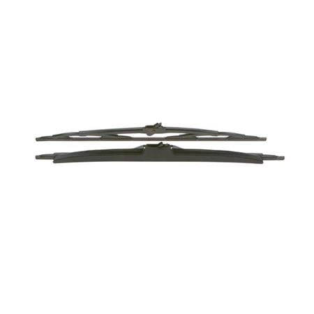BOSCH 602S Superplus Wiper Blade Front Set (600 / 600mm   Hook Type Arm Connection) with Spoiler for Renault SAFRANE, 1992 1996