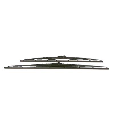 BOSCH 608S Superplus Wiper Blade Front Set (600 / 550mm   Hook Type Arm Connection) with Spoiler for Peugeot 406 Estate, 1996 2004