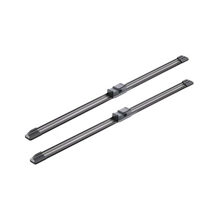 BOSCH A926S Aerotwin Flat Wiper Blade Front Set (530 / 530mm   Side Pin Arm Connection) for Volkswagen PASSAT Estate, 2000 2005