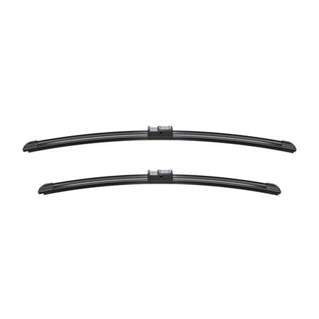 BOSCH A928S Aerotwin Flat Wiper Blade Front Set (530 / 475mm   Side Pin Arm Connection) for Volkswagen POLO, 2001 2005