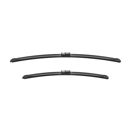 BOSCH A937S Aerotwin Flat Wiper Blade Front Set (600 / 475mm   Side Pin Arm Connection) for Volkswagen CADDY III Life and Maxi, 2004 2006