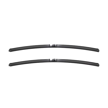 BOSCH A943S Aerotwin Flat Wiper Blade Front Set (650 / 650mm   Side Pin Arm Connection) for Volkswagen TOUAREG, 2010 2018