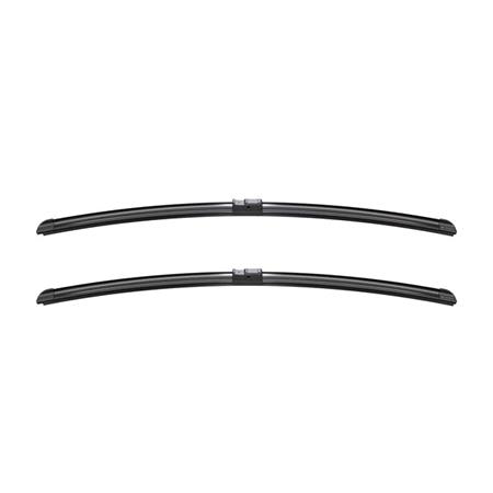 BOSCH A949S Aerotwin Flat Wiper Blade Front Set (650 / 650mm   Side Pin Arm Connection) for Mercedes CLS, 2004 2010